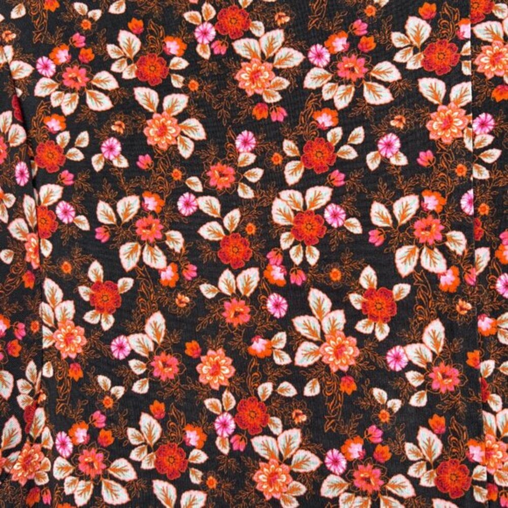 NEW Ramy Brook Floral Heidi Dress bodycon sheath midi grunge retro high‎ neck XL - Picture 16 of 16